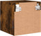 vidaXL - Tv-wandmeubels - met - LED - 2 - st - 30x28,5x30 - cm - gerookt - eikenkleurig