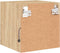 vidaXL - Tv-wandmeubels - met - LED - 2 - st - 30x28,5x30 - cm - sonoma - eikenkleurig