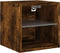 vidaXL - Tv-wandmeubels - met - LED - 2 - st - 30x28,5x30 - cm - gerookt - eikenkleurig