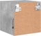 vidaXL - Tv-wandmeubels - met - LED - 2 - st - 30x28,5x30 - cm - betongrijs