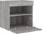vidaXL - Tv-wandmeubels - met - LED - 2 - st - 40x30x40 - cm - grijs - sonoma - eiken