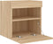 vidaXL - Tv-wandmeubels - met - LED - 2 - st - 40x30x40 - cm - sonoma - eikenkleurig