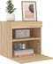 vidaXL - Tv-wandmeubels - met - LED - 2 - st - 40x30x40 - cm - sonoma - eikenkleurig