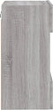 vidaXL - Tv-wandmeubels - met - LED - 2 - st - 40x30x60,5 - cm - grijs - sonoma - eiken
