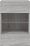 vidaXL - Tv-wandmeubels - met - LED - 2 - st - 40x30x60,5 - cm - grijs - sonoma - eiken