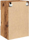 vidaXL - Tv-wandmeubels - met - LED - 2 - st - 40x30x60,5 - cm - oud - houtkleurig
