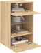 vidaXL - Tv-wandmeubels - met - LED - 2 - st - 40x30x60,5 - cm - sonoma - eikenkleurig