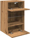 vidaXL - Tv-wandmeubels - met - LED - 2 - st - 40x30x60,5 - cm - artisanaal - eikenkleur