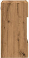 vidaXL - Tv-wandmeubels - met - LED - 2 - st - 40x30x60,5 - cm - artisanaal - eikenkleur