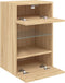vidaXL - Tv-wandmeubels - met - LED - 2 - st - 40x30x60,5 - cm - sonoma - eikenkleurig