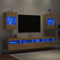 vidaXL - Tv-wandmeubels - met - LED - 2 - st - 40x30x60,5 - cm - sonoma - eikenkleurig