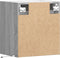 vidaXL - Tv-wandmeubels - met - LED - 2 - st - 41x31x45 - cm - grijs - sonoma - eikenkleur