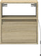 vidaXL - Tv-wandmeubels - met - LED - 2 - st - 41x31x45 - cm - sonoma - eikenkleurig