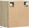 vidaXL - Tv-wandmeubels - met - LED - 2 - st - 41x31x45 - cm - sonoma - eikenkleurig