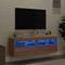 vidaXL - Tv-wandmeubels - met - LED - 2 - st - 60x30x40 - cm - sonoma - eikenkleurig