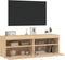 vidaXL - Tv-wandmeubels - met - LED - 2 - st - 60x30x40 - cm - sonoma - eikenkleurig