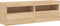 vidaXL - Tv-wandmeubels - met - LED - 2 - st - 60x30x40 - cm - sonoma - eikenkleurig