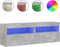 vidaXL - Tv-wandmeubels - met - LED - 2 - st - 60x30x40 - cm - betongrijs