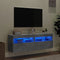 vidaXL - Tv-wandmeubels - met - LED - 2 - st - 60x30x40 - cm - betongrijs