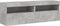 vidaXL - Tv-wandmeubels - met - LED - 2 - st - 60x30x40 - cm - betongrijs