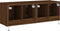 vidaXL - Tv-wandmeubels - met - LED - 2 - st - 60x35x41 - cm - bruin - eikenkleur