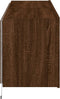 vidaXL - Tv-wandmeubels - met - LED - 2 - st - 60x35x41 - cm - bruin - eikenkleur