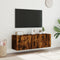 vidaXL - Tv-wandmeubels - met - LED - 2 - st - 60x35x41 - cm - gerookt - eikenkleurig