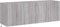 vidaXL - Tv-wandmeubels - met - LED - 2 - st - 60x35x41 - cm - grijs - sonoma - eiken