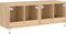 vidaXL - Tv-wandmeubels - met - LED - 2 - st - 60x35x41 - cm - sonoma - eikenkleurig