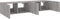 vidaXL - Tv-wandmeubels - met - LED - 2 - st - 80x35x31 - cm - grijs - sonoma