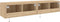vidaXL - Tv-wandmeubels - met - LED - 2 - st - 80x35x31 - cm - sonoma - eikenkleurig