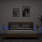 vidaXL - Tv-wandmeubels - met - LED-verlichting - 2 - st - 30,5x35x30 - cm - wit