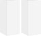 vidaXL - Tv-wandmeubels - met - LED-verlichting - 2 - st - 30,5x35x70 - cm - wit
