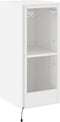 vidaXL - Tv-wandmeubels - met - LED-verlichting - 2 - st - 30,5x35x70 - cm - wit
