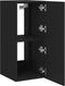vidaXL - Tv-wandmeubels - met - LED-verlichting - 2 - st - 30,5x35x70 - cm - zwart