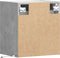 vidaXL - Tv-wandmeubels - met - LED-verlichting - 2 - st - 41x31x45 - cm - betongrijs