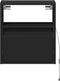 vidaXL - Tv-wandmeubels - met - LED-verlichting - 2 - st - 41x31x45 - cm - zwart