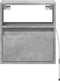 vidaXL - Tv-wandmeubels - met - LED-verlichting - 2 - st - 41x31x45 - cm - betongrijs
