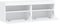 vidaXL - Tv-wandmeubels - met - LED-verlichting - 2 - st - 60x30x40 - cm - wit