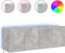 vidaXL - Tv-wandmeubels - met - LED-verlichting - 2 - st - 60x35x41 - cm - betongrijs