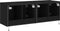 vidaXL - Tv-wandmeubels - met - LED-verlichting - 2 - st - 60x35x41 - cm - zwart