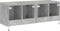 vidaXL - Tv-wandmeubels - met - LED-verlichting - 2 - st - 60x35x41 - cm - betongrijs