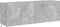 vidaXL - Tv-wandmeubels - met - LED-verlichting - 2 - st - 60x35x41 - cm - betongrijs
