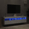 vidaXL - Tv-wandmeubels - met - LED-verlichting - 2 - st - 80x30x40 - cm - wit