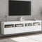 vidaXL - Tv-wandmeubels - met - LED-verlichting - 2 - st - 80x30x40 - cm - wit