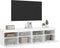 vidaXL - Tv-wandmeubels - met - LED-verlichting - 2 - st - 80x30x40 - cm - wit