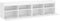 vidaXL - Tv-wandmeubels - met - LED-verlichting - 2 - st - 80x30x40 - cm - wit