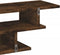 vidaXL - Tv-wandmeubelset - bewerkt - hout - bruin - eikenkleurig