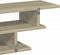 vidaXL - Tv-wandmeubelset - bewerkt - hout - sonoma - eikenkleurig