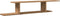 vidaXL - Tv-wandschap - 125x18x23 - cm - bewerkt - hout - artisanaal - eikenkleurig